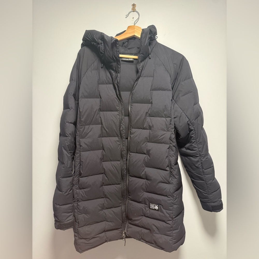 Mountain Hardwear Stretchdown Parka Black Large - Picture 13 of 13